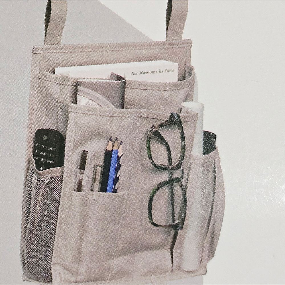 At Home Multi-Pocket Bedside Storage